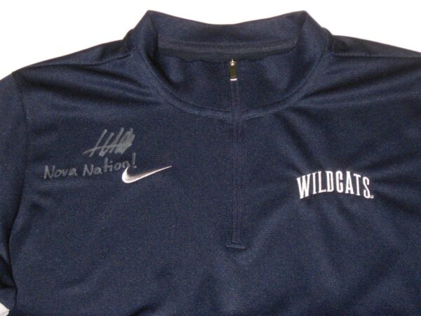 Hunter Schryver Team Issued & Signed Official Villanova Wildcats Nike Dri-Fit Quarter-Zip Jacket