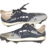 Indigo Diaz 2021 Rome Braves Game Worn & Signed Blue & White Adidas Adizero Baseball Cleats
