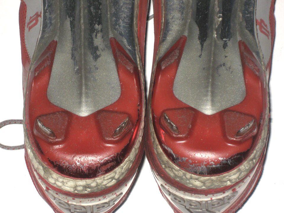 Jonathan Stiever Game Worn & Signed Indiana Hoosiers Team Logo Adidas Baseball Cleats