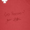 Jonathan Stiever Team Issued & Signed Official Indiana Hoosiers Short Sleeve Adidas XL Quarter-Zip Pullover