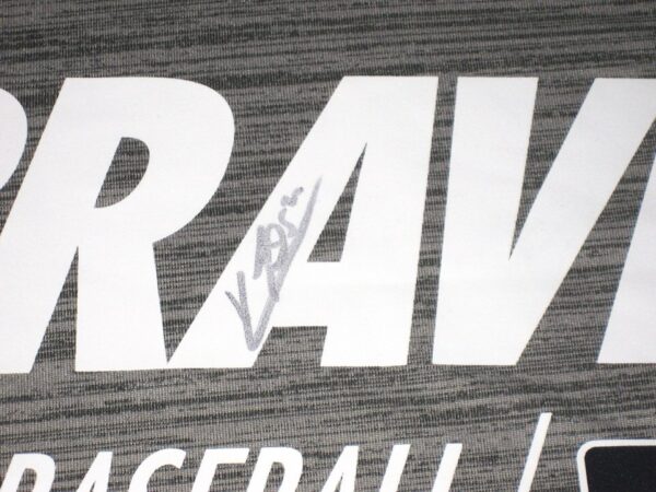 Kevin Josephina 2021 Practice Worn & Signed Official Grey Atlanta Braves Baseball Nike Dri-Fit XXL Shirt - Signed Twice!