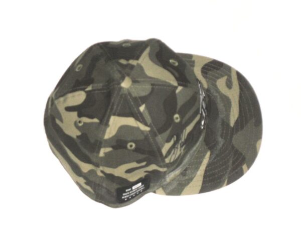 Shean Michel Game Worn & Signed Official Camouflage Rome Braves Military Appreciation New Era 59FIFTY Fitted Hat