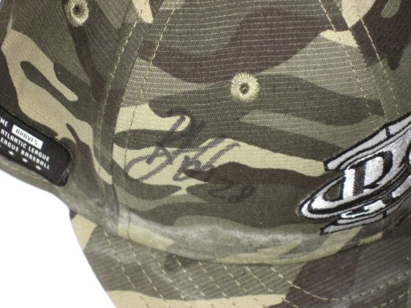 Shean Michel Game Worn & Signed Official Camouflage Rome Braves Military Appreciation New Era 59FIFTY Fitted Hat