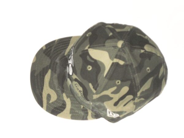 Shean Michel Game Worn & Signed Official Camouflage Rome Braves Military Appreciation New Era 59FIFTY Fitted Hat