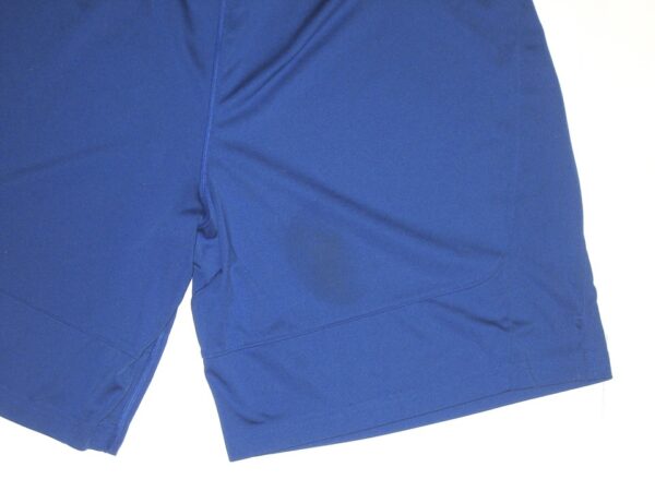 Bryce Hensley Player Issued & Signed Official Blue Kansas City Royals Nike Dri-Fit XL Shorts