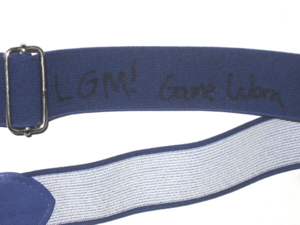 Colby Morris 2021 Brooklyn Cyclones Game Worn & Signed LGM! Blue All-Star Baseball Belt
