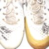 Hunter Schryver 2021 Charlotte Knights Game Worn & Signed Nike Alpha Huarache Baseball Cleats