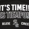 Hunter Schryver Team Issued & Signed Black & White Chicago White Sox “IT’S TIME!!!” XL Shirt
