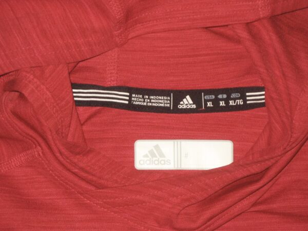 Jonathan Stiever Player Issued Official Indiana Hoosiers #34 Adidas Pullover Hoodie XL Sweatshirt