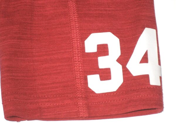 Jonathan Stiever Player Issued Official Indiana Hoosiers #34 Adidas Pullover Hoodie XL Sweatshirt