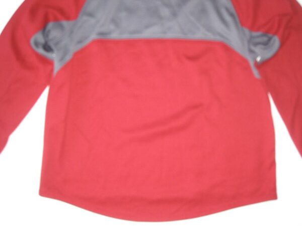 Jonathan Stiever Team Issued Official Crimson Indiana Hoosiers Adidas XL Pullover Sweatshirt