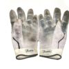 Rusber Estrada 2022 Atlanta Braves Game Worn & Signed White & Grey Franklin Batting Gloves