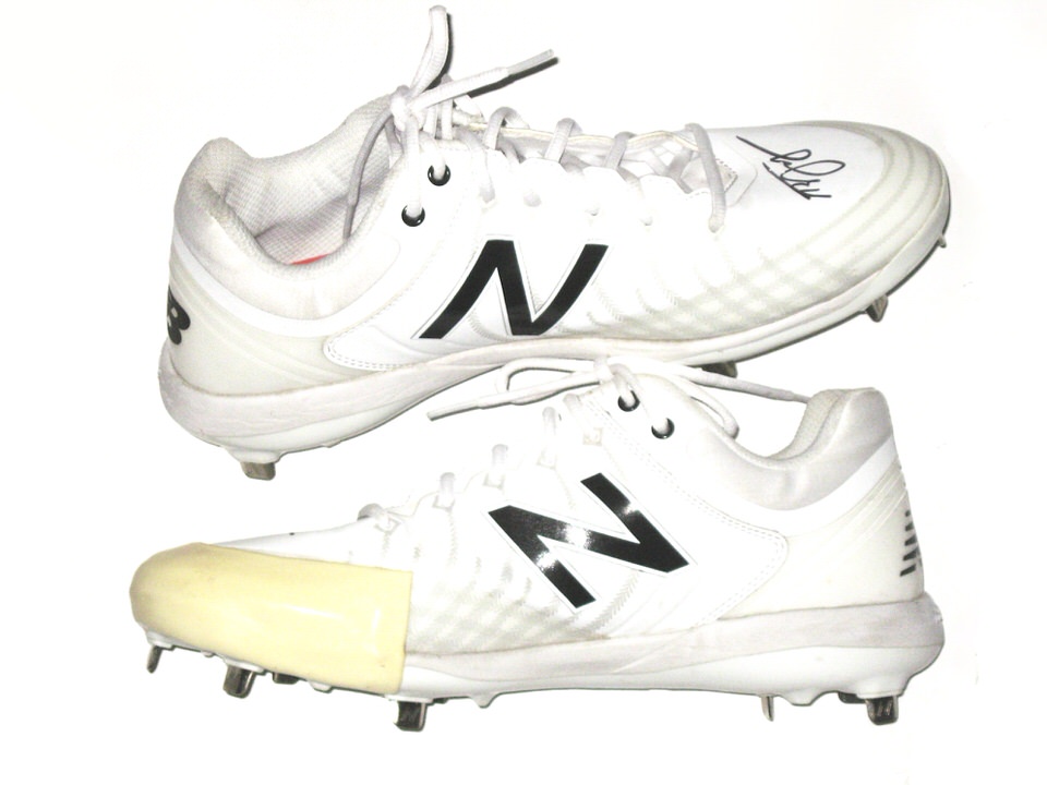 Tyler Johnson 2021 Charlotte Knights Game Worn & Signed White & Black New  Balance Baseball Cleats - Big Dawg Possessions