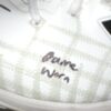 Tyler Johnson 2021 Charlotte Knights Game Worn & Signed White & Black New Balance Baseball Cleats