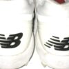 Tyler Johnson 2021 Charlotte Knights Game Worn & Signed White & Black New Balance Baseball Cleats