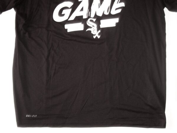 Tyler Johnson Game Worn & Signed Official Chicago White Sox Change the Game 87 JOHNSON Nike Dri-Fit XL Shirt