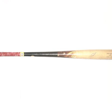 Cesar Rodriguez 2021 FCL Braves Game Used & Signed Victus Pro Reserve VR2 Maple Baseball Bat - CRACKED