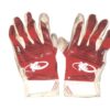 Drew Campbell 2022 Rome Braves Game Worn & Signed Red Lizard Skins Batting Gloves