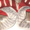 Drew Campbell 2022 Rome Braves Game Worn & Signed Red Lizard Skins Batting Gloves