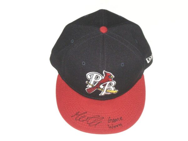 Gordon Graceffo Game Worn & Signed Official Palm Beach Cardinals Alternate New Era 59FIFTY Hat