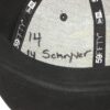 Hunter Schryver 2021 Game Worn & Signed Black Charlotte Knights Home New Era 59FIFTY Fitted Hat