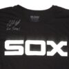 Hunter Schryver 2021 Practice Worn & Signed Black & White Chicago White Sox “27” Gildan XL Shirt
