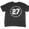 Hunter Schryver 2021 Practice Worn & Signed Black & White Chicago White Sox “27” Gildan XL Shirt