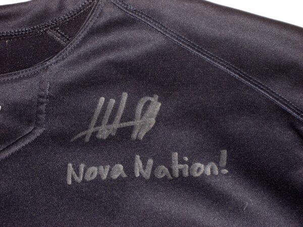 Hunter Schryver Player Issued & Signed Official Villanova Wildcats #8 150th Anniversary Rawlings Pullover Sweatshirt