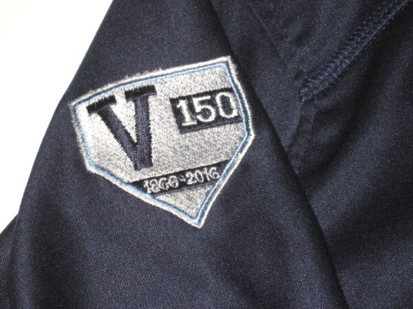 Hunter Schryver Player Issued & Signed Official Villanova Wildcats #8 150th Anniversary Rawlings Pullover Sweatshirt