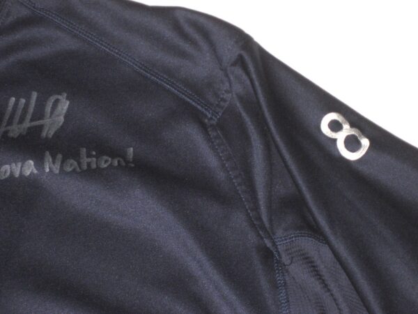 Hunter Schryver Player Issued & Signed Official Villanova Wildcats #8 150th Anniversary Rawlings Pullover Sweatshirt