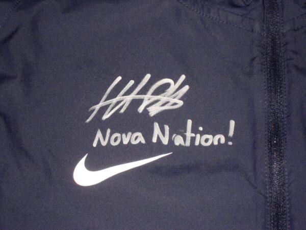 Hunter Schryver Player Issued & Signed Official Villanova Wildcats #8 Nova Nation! 150th Anniversary Nike 1:2 Zip Pullover Jacket