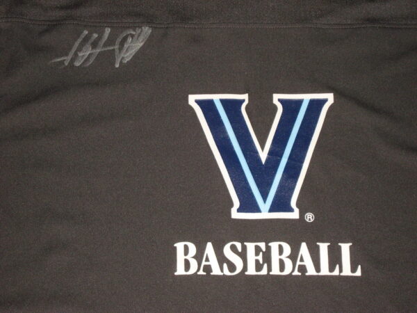 Hunter Schryver Player Issued & Signed Official Villanova Wildcats Baseball #8 150th Anniversary Nike Dri-Fit Shirt