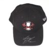 Indigo Diaz 2021 Team Issued & Signed Official Black Rome Braves New Era 39FIFTY Hat - Worn for Batting Practice!