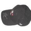 Indigo Diaz 2021 Team Issued & Signed Official Black Rome Braves New Era 39FIFTY Hat - Worn for Batting Practice!
