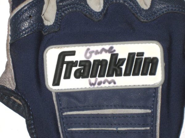 Luke Waddell Georgia Tech Yellow Jackets Game Worn & Signed Blue & Gray Franklin Batting Gloves