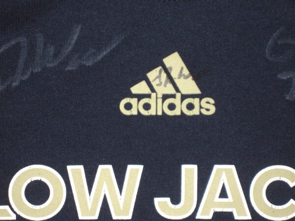 Luke Waddell Practice Worn & Signed Georgia Tech Yellow Jackets Baseball Adidas Climalite Shirt