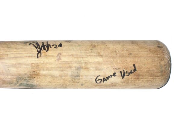 Shean Michel 2019 Florida Fire Frogs Game Used & Signed Rawlings Baseball Bat