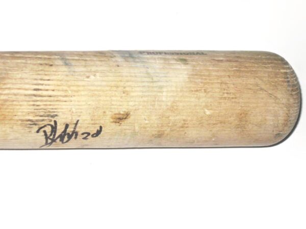 Shean Michel 2019 Florida Fire Frogs Game Used & Signed Rawlings Baseball Bat