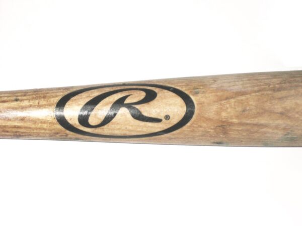 Shean Michel 2019 Florida Fire Frogs Game Used & Signed Rawlings Baseball Bat