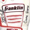 Stuart Fairchild 2021 Reno Aces Game Worn & Signed White & Red Franklin Batting Gloves