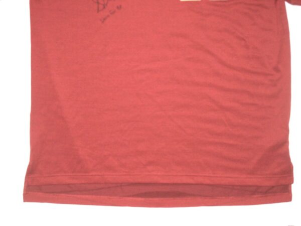 Stuart Fairchild 2021 Rookie Year Batting Practice Worn & Signed Official Arizona Diamondbacks #63 Nike Dri-Fit XL Shirt