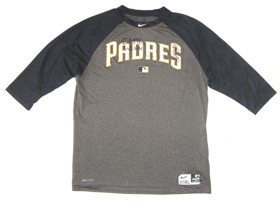 Tom Cosgrove 2021 Game Worn & Signed Official San Diego Padres Nike Dri-Fit  Large Shirt - Big Dawg Possessions