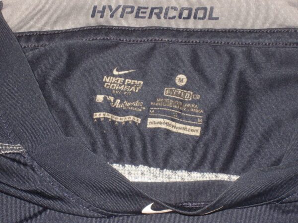 Tom Cosgrove 2021 Game Worn & Signed Official San Diego Padres Nike Hypercool 3:4 Shirt