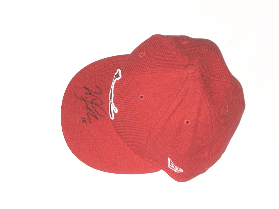 Will Latcham Game Used & Signed Official St Louis Cardinals Spring Training  New Era 59FIFTY Hat - Big Dawg Possessions