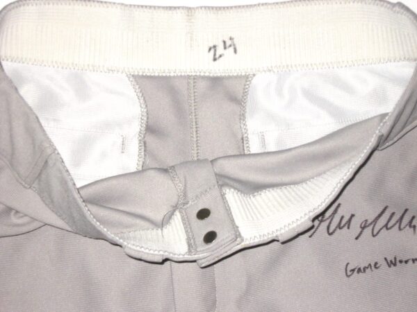 Gordon Graceffo Villanova Wildcats #24 Game Worn & Signed Grey Nike Pants - Worn Freshman Year!