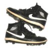 Jalen Miller 2021 Mississippi Braves Game Worn & Signed Black Nike Jordan 1 Baseball Cleats