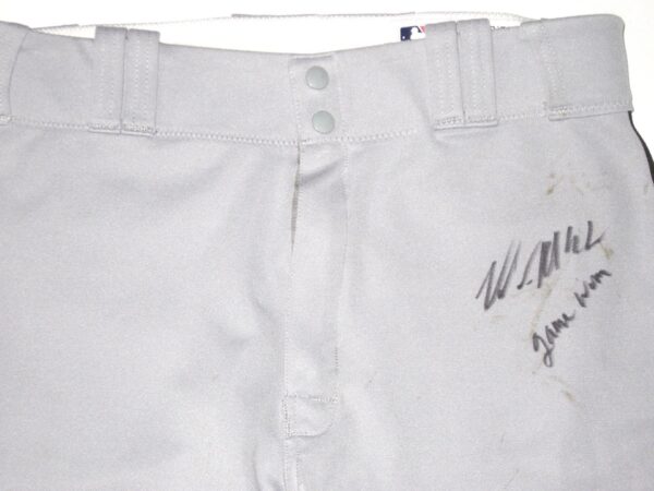 Kade McClure Chicago White Sox #87 Spring Training Worn & Signed Grey Nike Pants