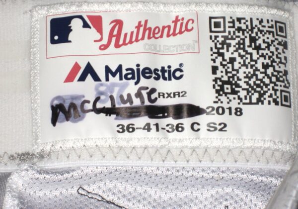 Kade McClure Chicago White Sox #87 Spring Training Worn & Signed Grey Nike Pants