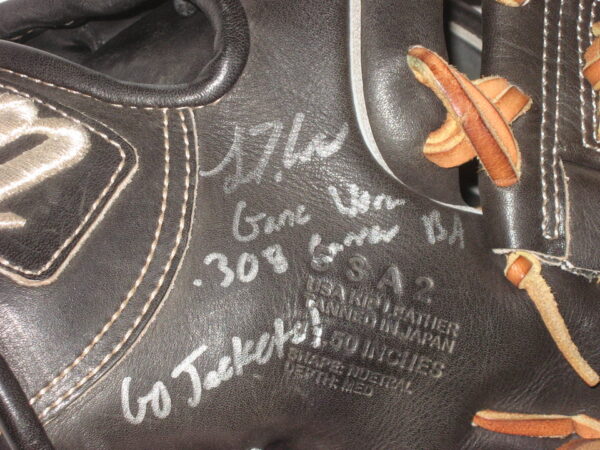 Luke Waddell Georgia Tech Yellow Jackets Game Used & Signed Black Marucci Baseball Glove