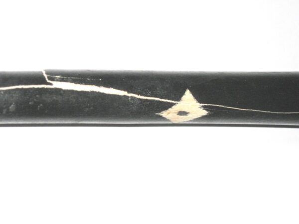 Riley Delgado 2021 Rome Braves Game Used & Signed Cooperstown CBC271 Maple Baseball Bat - CRACKED